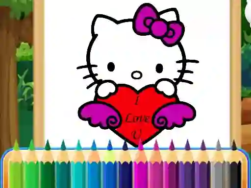 Žaidimas Coloring Kitty internete
