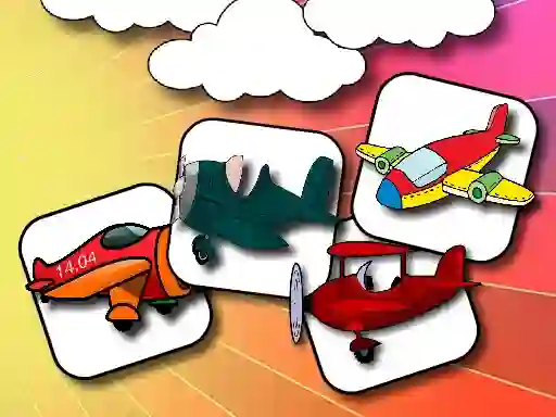 Žaidimas Airplane Memory Challenge internete