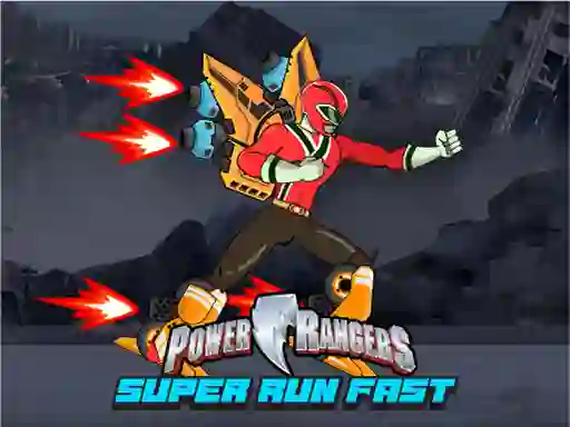 Žaidimas Power Rangers Super Run Fast internete