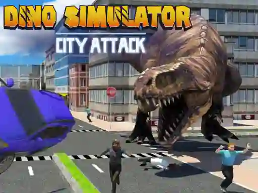 Žaidimas Dino Simulator City Attack internete