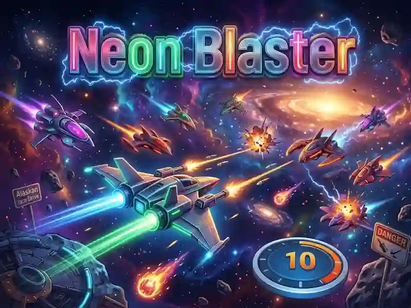 Žaidimas Neon Blaster internete