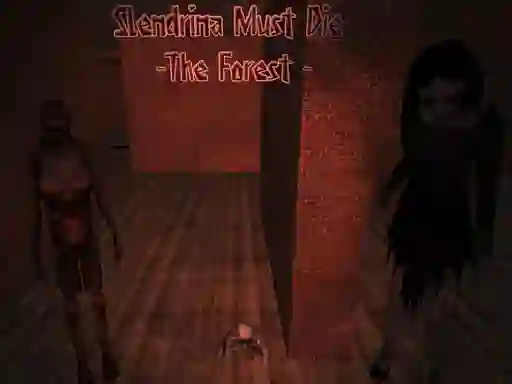 Žaidimas Slendrina Must Die The Forest internete