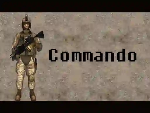 Žaidimas Commando internete
