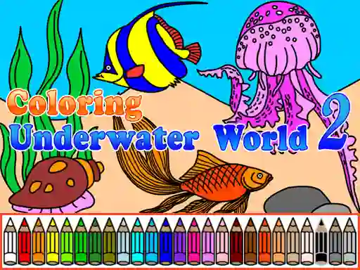Žaidimas Сoloring Underwater World 2 internete