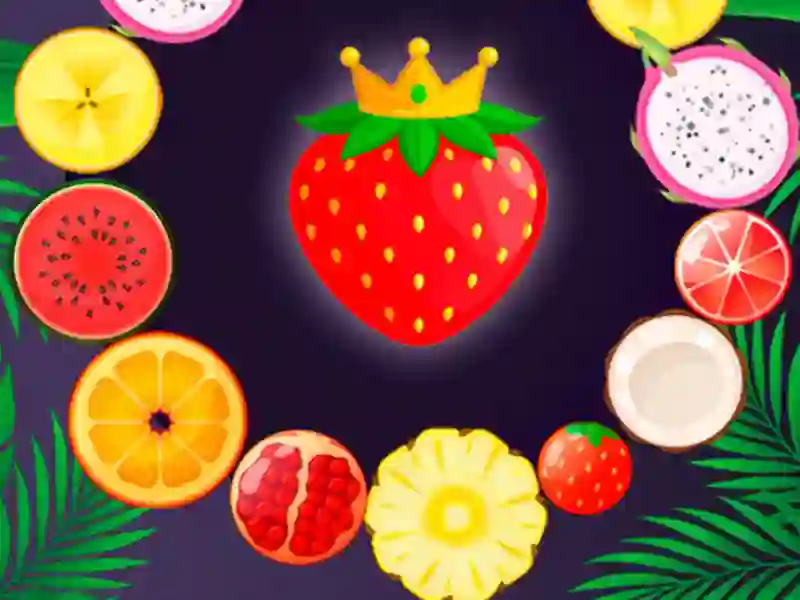 Žaidimas Fruit King Merge internete