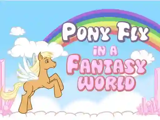 Žaidimas Pony fly in a fantasy world internete