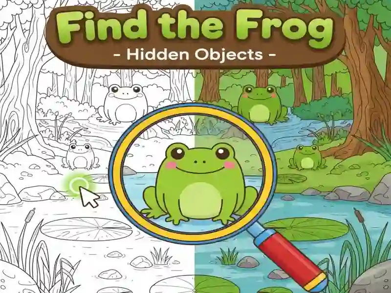 Žaidimas Find the Frog Hidden Objects internete