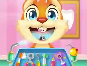 Žaidimas Crazy Animals Dentist internete