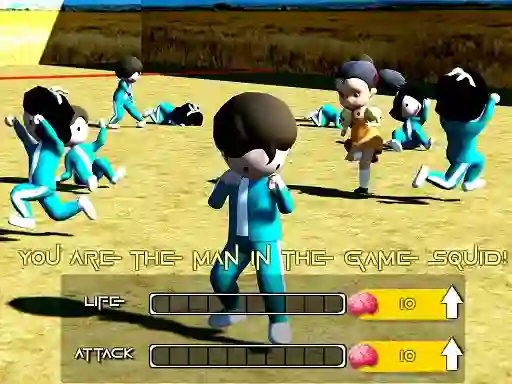 Žaidimas Squid Game Crowd internete