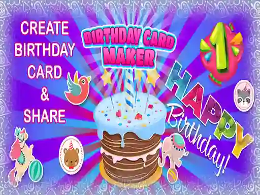 Žaidimas Birthday Card Maker internete