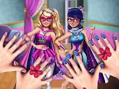 Žaidimas Princess Superheroes: Beauty Salon internete