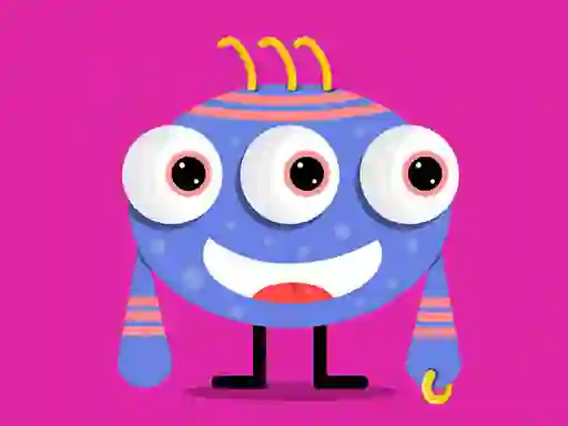 Žaidimas Cute Little Monsters Memory internete