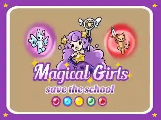 Žaidimas Magical Girls Save the School internete
