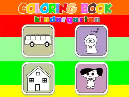 Žaidimas Coloring Book Kindergarten internete