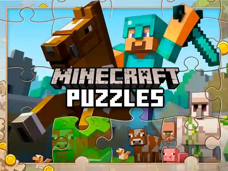 Žaidimas Minecraft Puzzles internete
