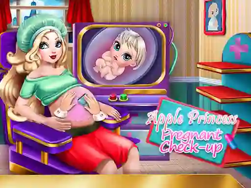 Žaidimas Apple Princess Pregnant Check Up internete