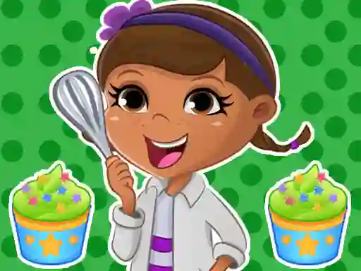 Žaidimas Dottie Doc Mcstuffins Cupcake Maker internete