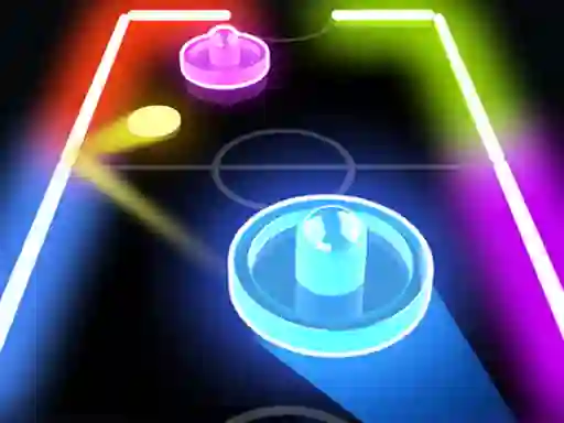 Žaidimas Glow Hockey HD internete