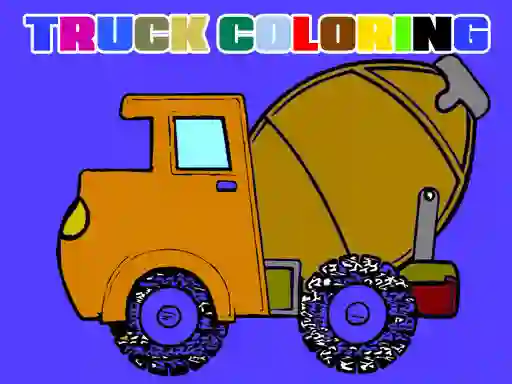 Žaidimas Trucks Coloring Book internete