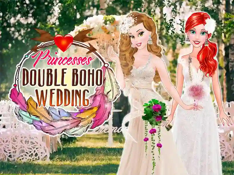 Žaidimas Princesses Double Boho Wedding internete