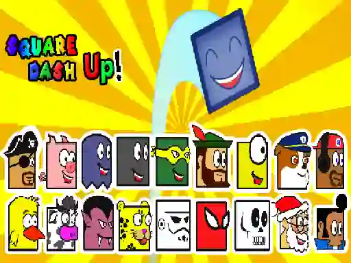 Žaidimas Square Dash Up internete