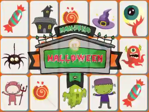 Žaidimas Halloween Mahjong internete