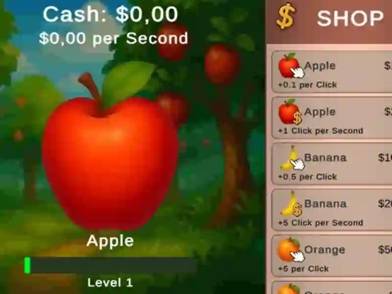 Žaidimas Fruit Clicker internete