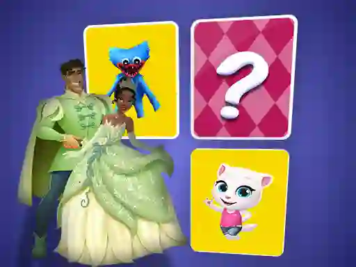 Žaidimas The Princess and the Frog Memory Card Match internete