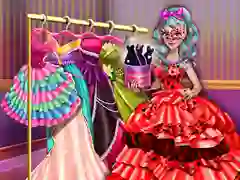 Žaidimas Dove Carnival Dolly Dress Up internete