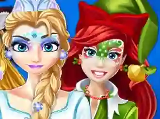 Žaidimas Christmas Face Painting internete