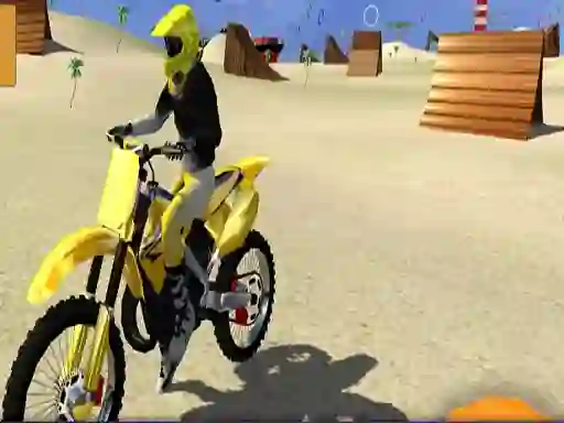 Žaidimas Motor Cycle Beach Stunt internete