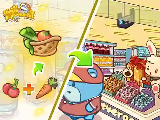 Žaidimas Hippo Supermarket internete