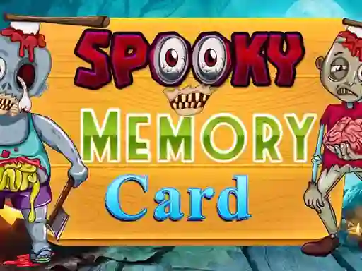 Žaidimas Spooky Memory Card internete