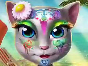 Žaidimas Kitty Beach Makeup internete