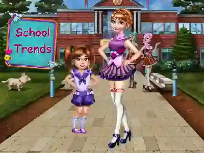 Žaidimas School Trends internete