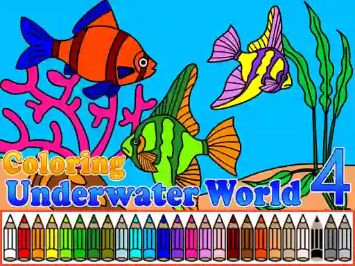Žaidimas Coloring Underwater World 4 internete