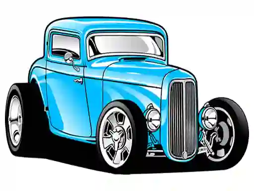Žaidimas Hot Rod Coloring internete