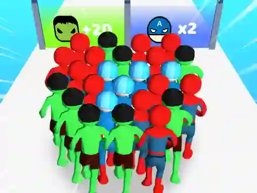 Žaidimas Count Masters: Superhero internete