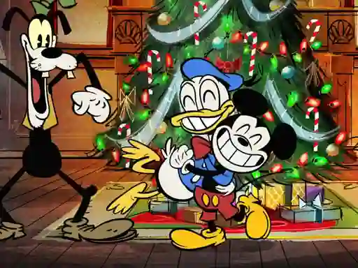 Žaidimas Preparing Mickey For Christmas Match 3 internete