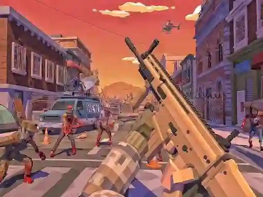 Žaidimas Polygon War Z Zombie internete