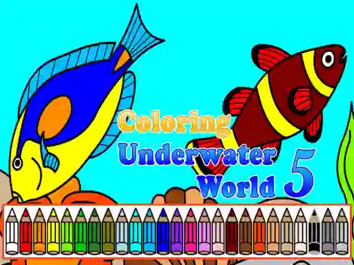 Žaidimas Coloring Underwater World 5 internete