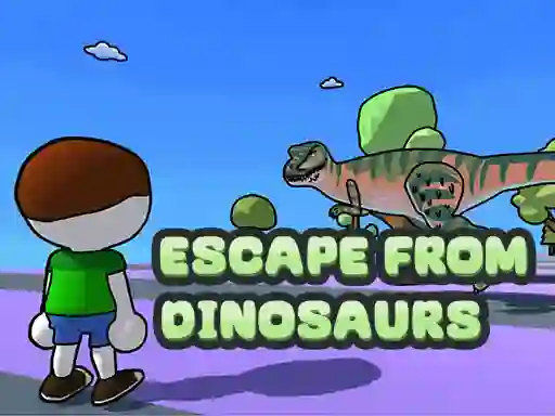 Žaidimas Escape From Dinosaurs internete