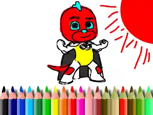 Žaidimas Back To School: Mask Boy Coloring internete