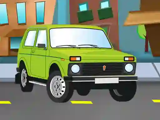 Žaidimas Russian Cars Differences internete