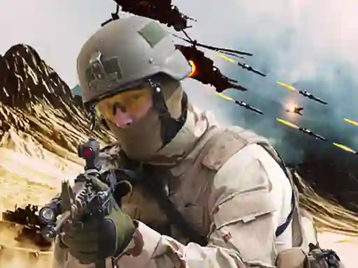Žaidimas Modern Commando Combat internete