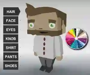 Žaidimas Coloring Bloxy Boy internete