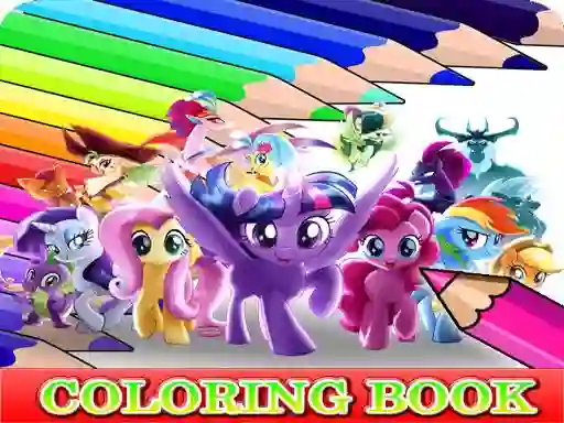 Žaidimas Coloring Book for My Little Pony internete