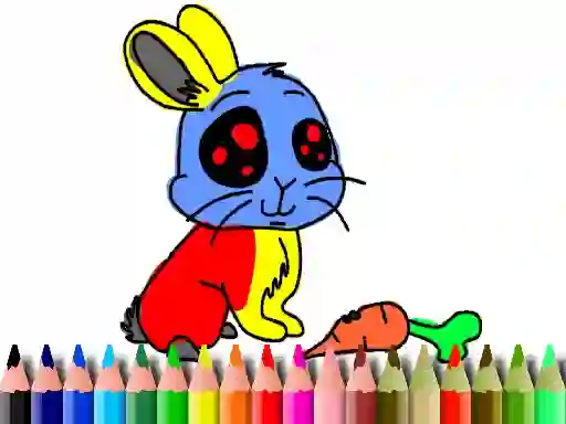 Žaidimas Back To School: Rabbit Coloring Book internete