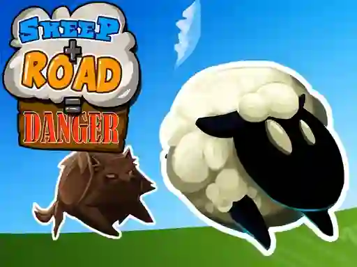 Žaidimas Sheep + Road u003d Danger internete