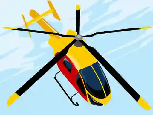 Žaidimas Dangerous Helicopter Jigsaw internete